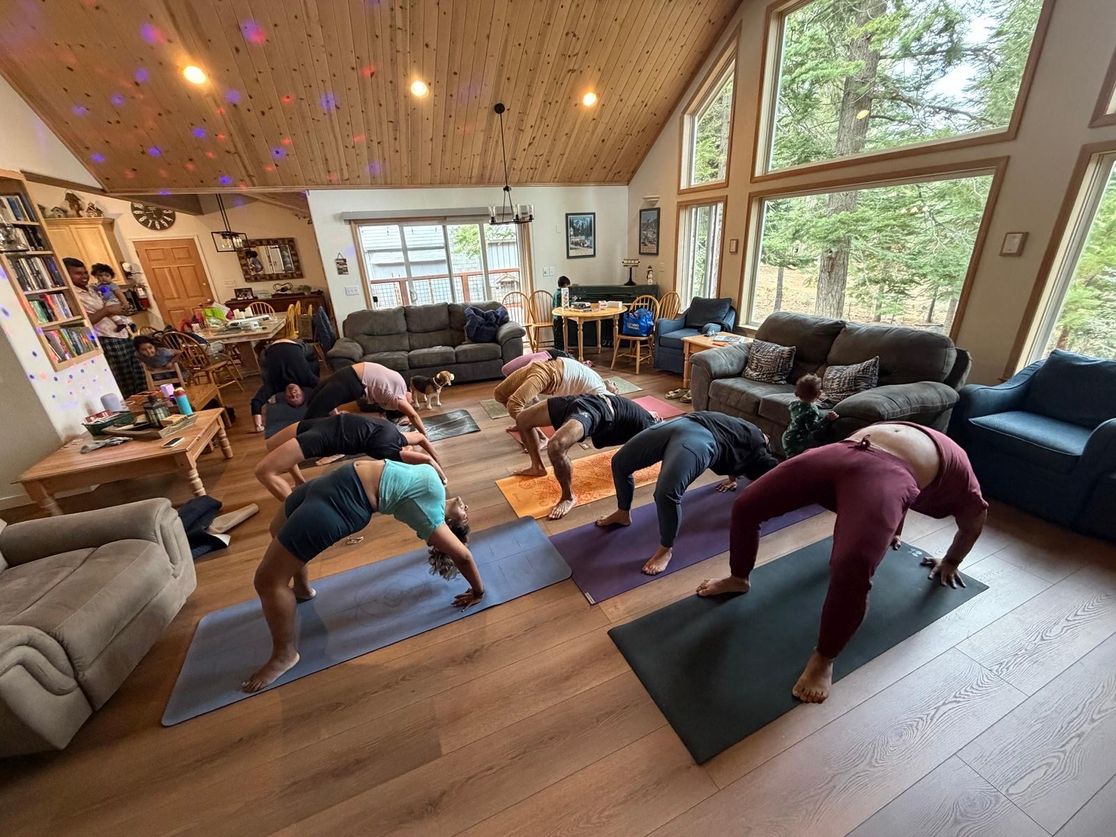 Small Group live Yoga classes